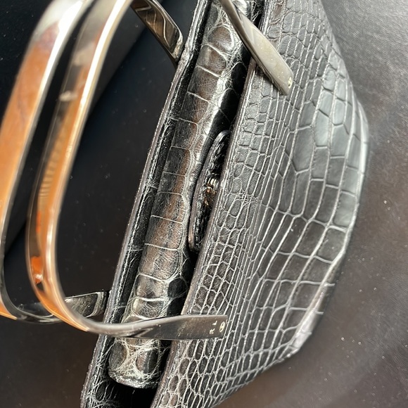 Ralph Lauren Collection genuine Alligator bag - Picture 8 of 11